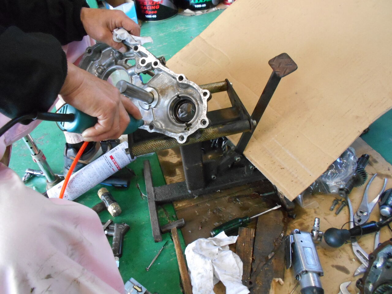 K様JA11トランスファー ダウンギア組込みでお預かり！ : ジムニー