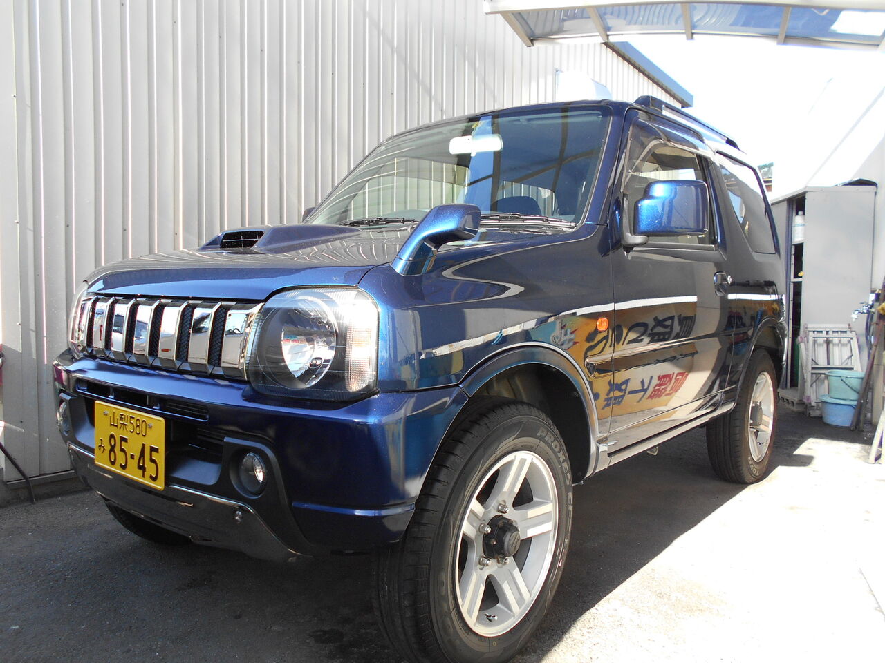 商品車jb23紺 仕上がりました ジムニースタジオ 甲府昭和インター店 スタッフブログ
