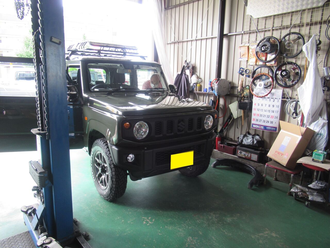 Sek様jb64 アシストグリップ取り付け ジムニースタジオ 甲府昭和インター店 スタッフブログ