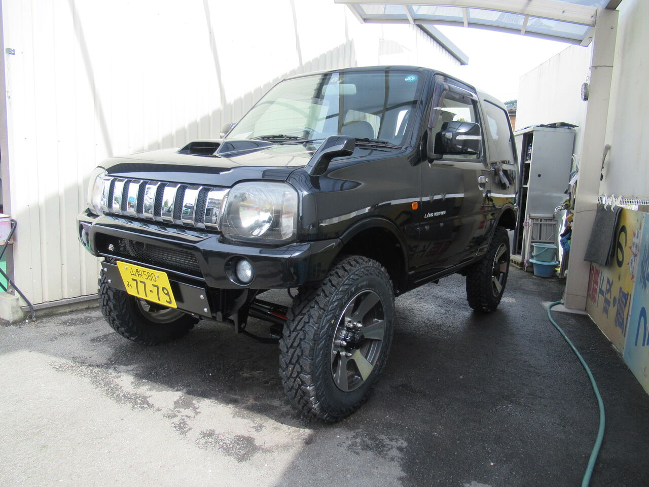 ジムニー jb23 黒 ジムニーJB23 ボディーリフトアップキット送無 最安