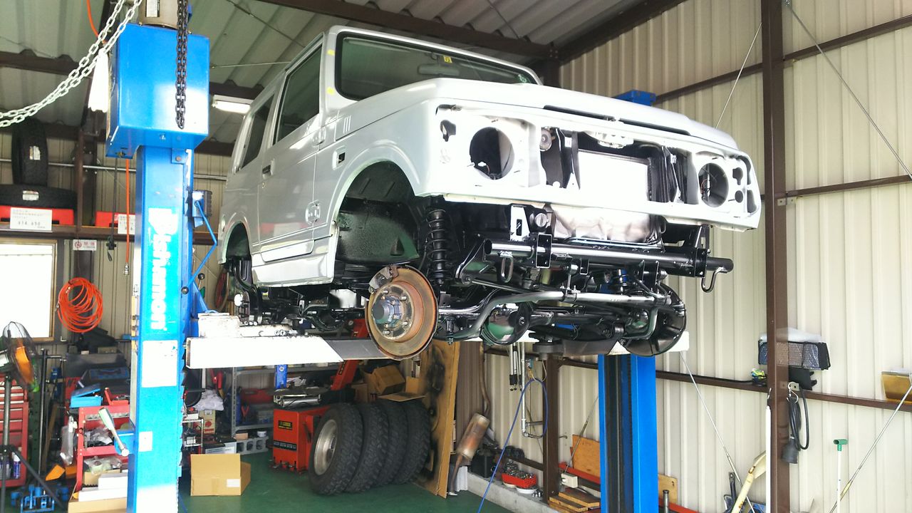 Ja22 商品仕上げ中 ジムニースタジオ 甲府昭和インター店 スタッフブログ