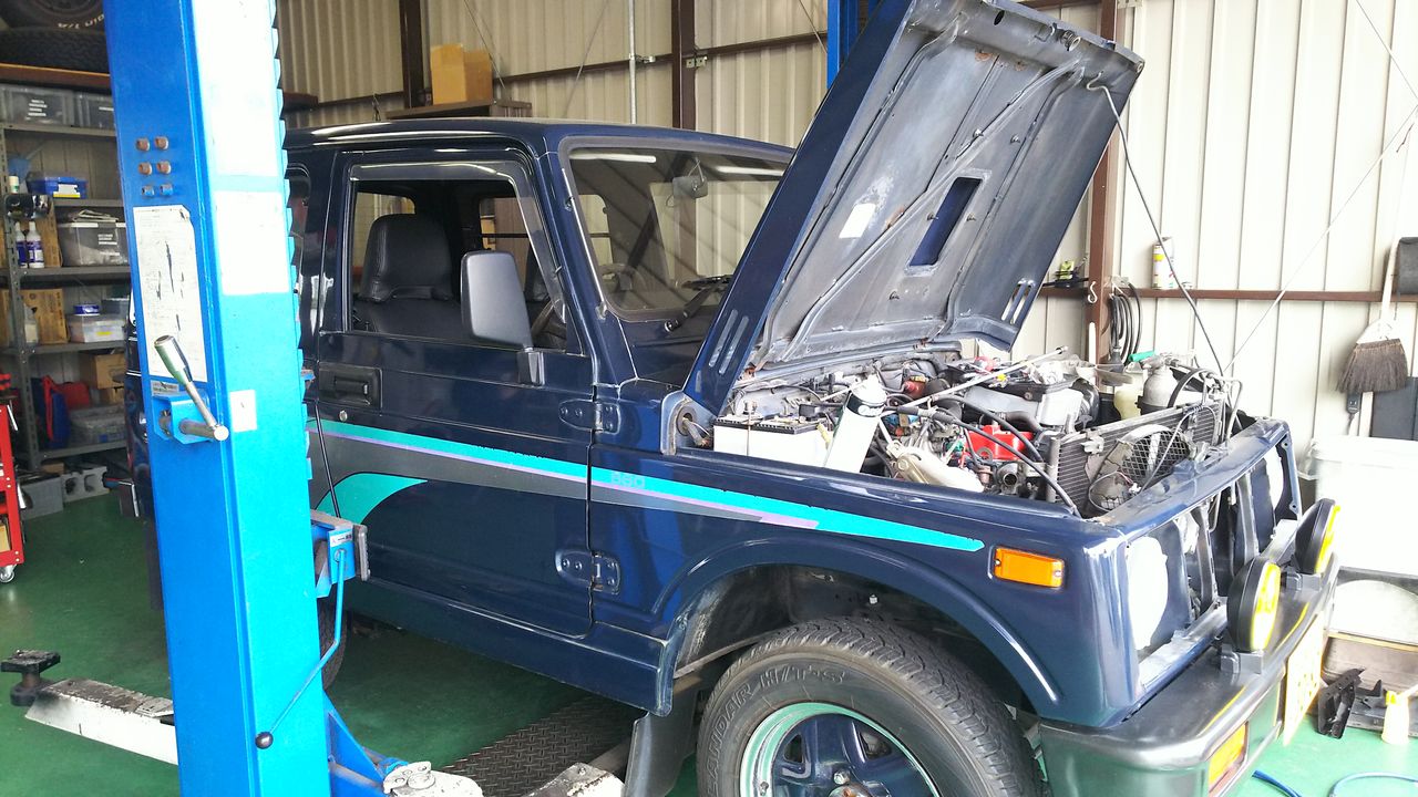 JA11 パワステ取付け！ : ジムニースタジオ 甲府昭和インター店