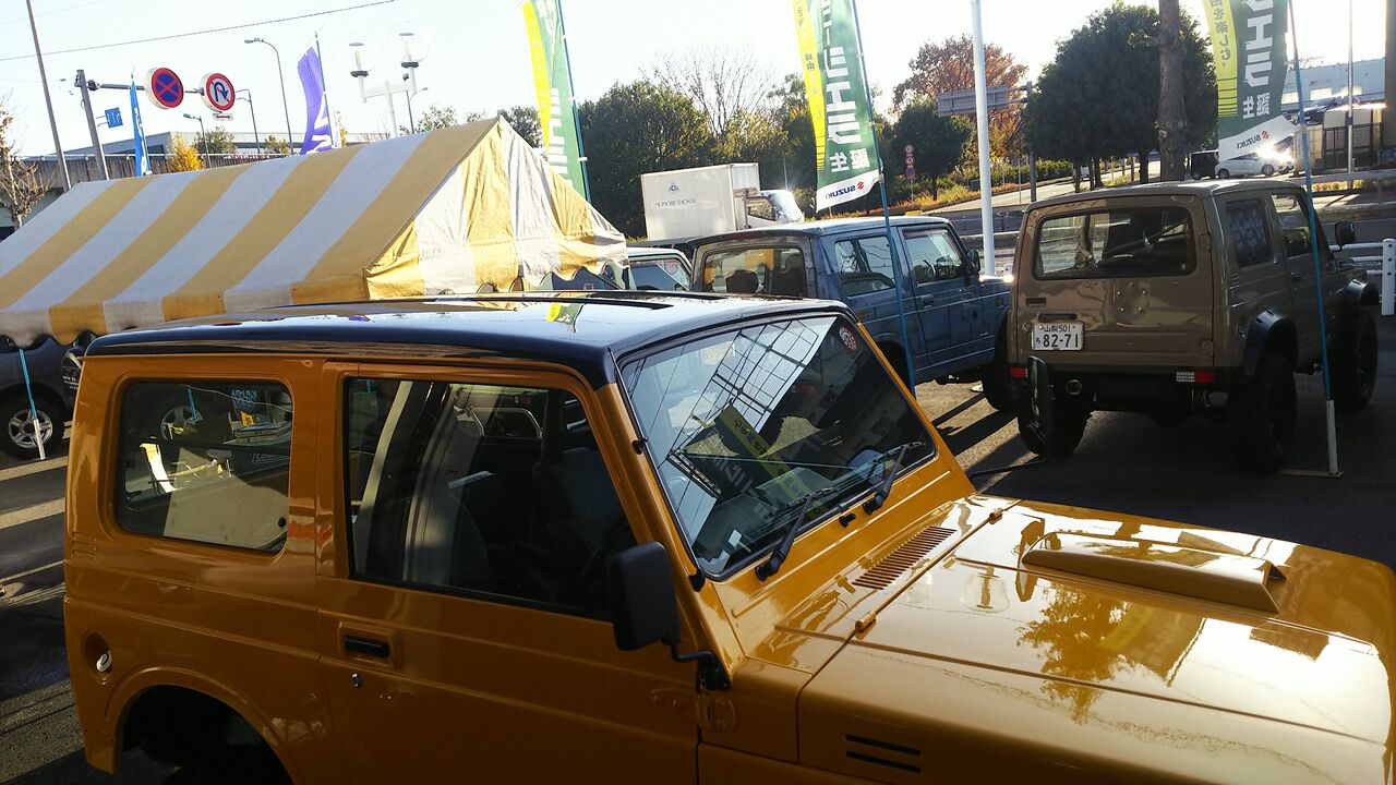 イエローja11 2インチリフトアップ 仕上がりました ジムニースタジオ 甲府昭和インター店 スタッフブログ