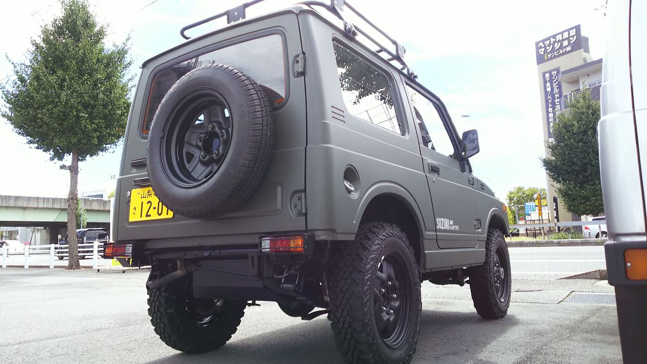 つや消しオリーブドラブのJA11 完成？ : ジムニースタジオ 甲府