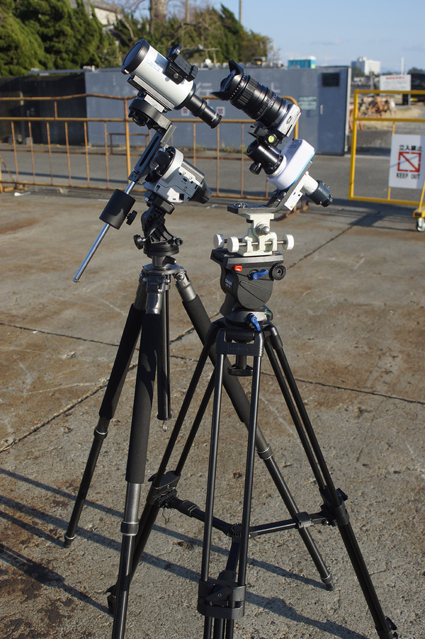 ケンコー・トキナー ポータブル赤道儀 スカイメモS ブラック KEN55159 即配(KT) 自動追尾赤道儀 スカイメモS用三脚 RD レッド ケンコー