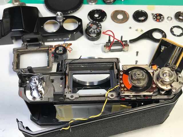 カメラ修理 ASAHI PENTAX SP(アサヒペンタックスSP)の総合整備