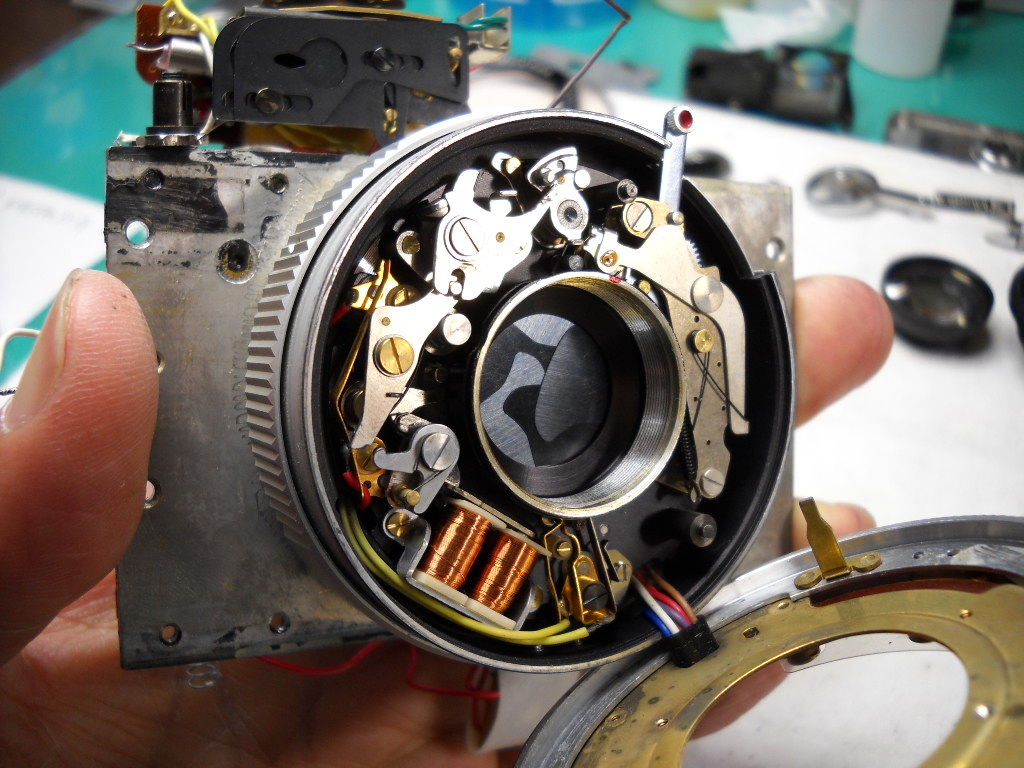 カメラ修理 ヤシカ エレクトロ35G（後） : カメラ修理工房日記