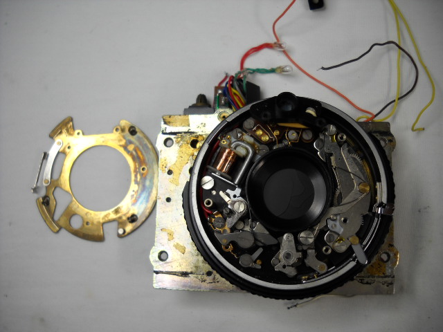 カメラ修理 ヤシカ エレクトロ35gx 其の二 カメラ修理工房日記 みの虫のひとりごと