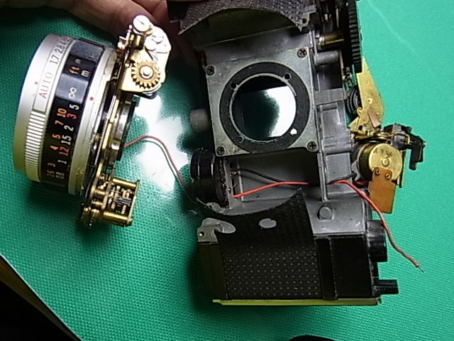 カメラ修理 オリンパスペンEED : カメラ修理工房日記－－みの虫