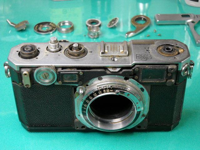 Nikon s2 フィルムカメラ　整備済み Nikon S2 前期型 / Nikkor S・C 5cm F1.4 レンズケース付 整備済