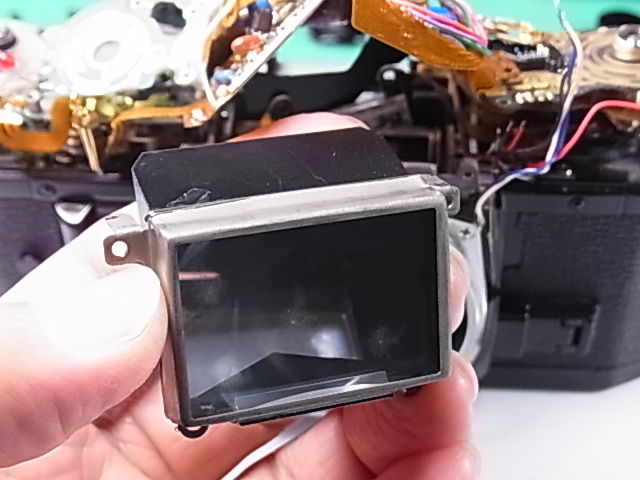 カメラ修理 Canon A-1(キヤノンA-1) : カメラ修理工房日記--みの虫