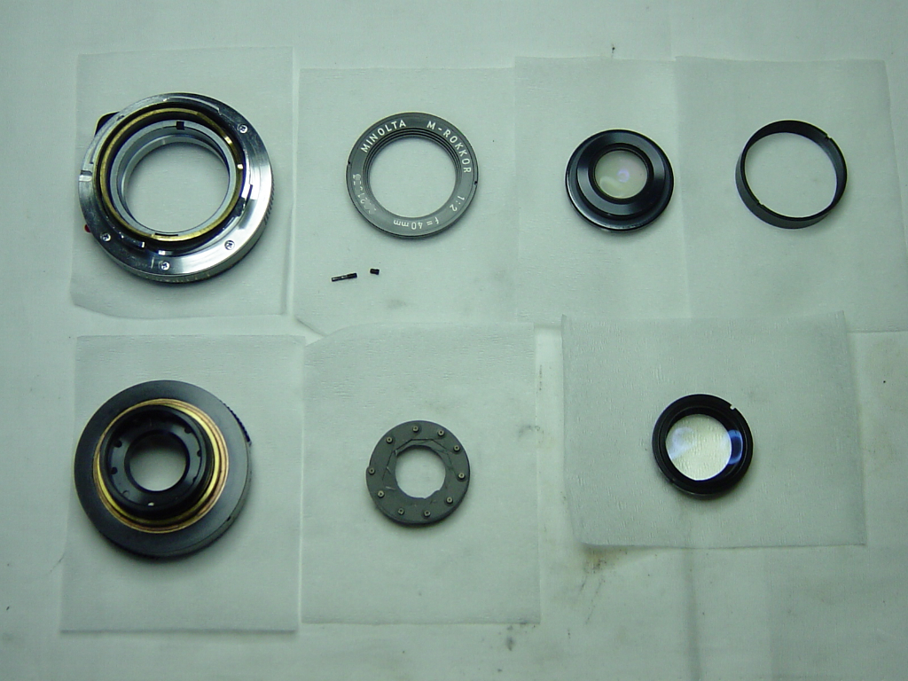 カメラ修理 ミノルタ M-ROKKOR 40mm/F2 其の一 : カメラ修理工房 カメラ修理 ミノルタ M-ROKKOR 40mm/F2 其の一 : カメラ修理工房