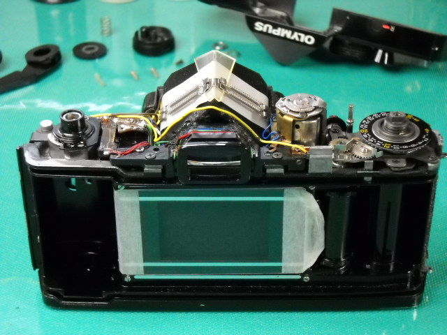カメラ修理 オリンパスOM-1 : カメラ修理工房日記--みの虫の カメラ修理 オリンパスOM-1 : カメラ修理工房日記--みの虫の