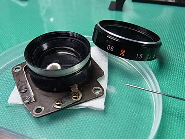 カメラ修理工房日記－－みの虫のひとりごと:カメラ修理 RICOH AUTOHALF SL（リコー オートハーフSL）