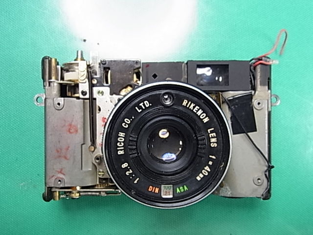 カメラ修理 RICOH 500G（リコー500G） : カメラ修理工房日記－－みの虫