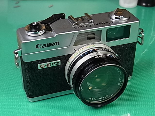 カメラ修理 Canonet QL19 G-III（キヤノネットQL19 G-III） : カメラ 