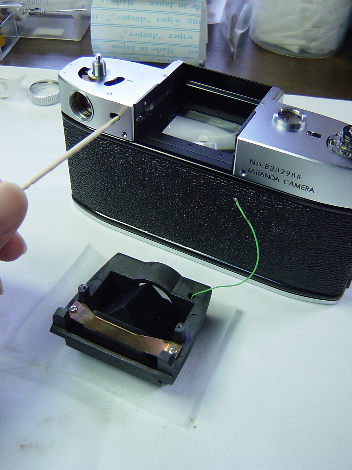 カメラ修理 ミランダ センソレックスII 其の二 : カメラ修理工房日記