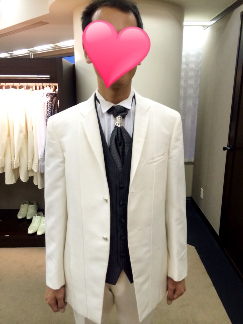 タキシード試着 Takami Bridal 100エーカーの森wedding