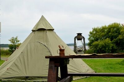 ワンポールテント (2)