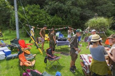 みんなでキャンプ