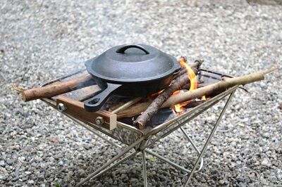 焚火＆スキレット