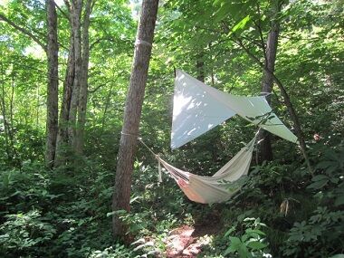 ハンモック泊