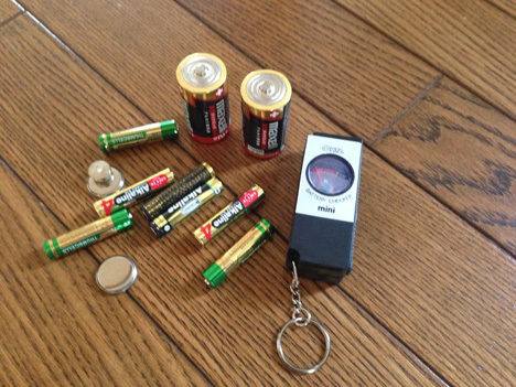 キャンプに行く前に電池のチェックを!2