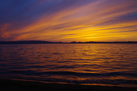 2015-9-猪苗代湖の夕焼け3