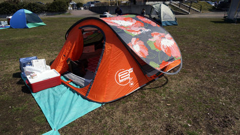 わずか2秒で設営可能なテント Quechua(ケシュア)14