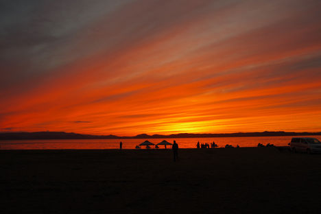 2015-9-猪苗代湖の夕焼け5