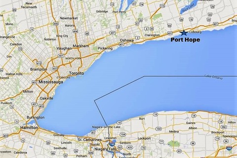 port hope map
