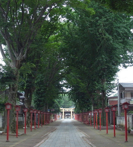 小山須賀神社・参道