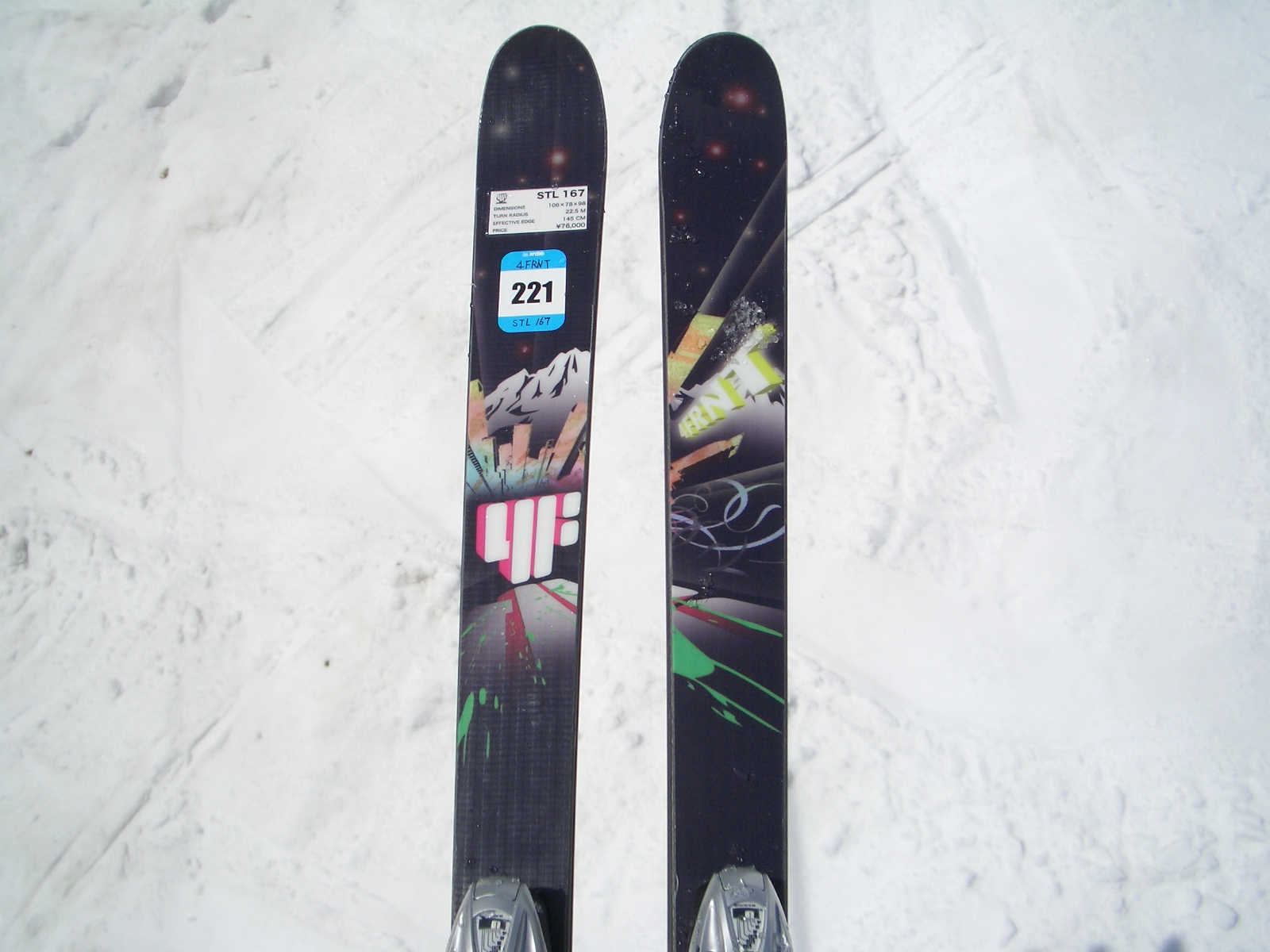 4FRNT MADONNA 165cm スキー Products – 4FRNT Skis