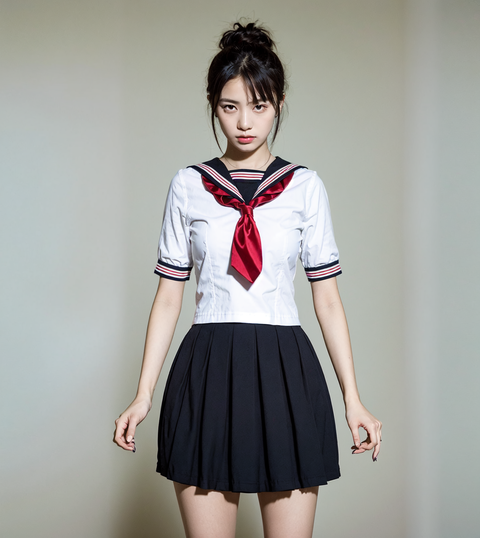 セーラー服 美少女ヌード AIヌードグラビア セーラー服編 Vol.1(美伝プロジェクト ...