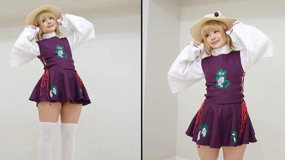 ”木村つな”ちゃんの「東方Project 洩矢諏訪子」コス　※サンプル多数