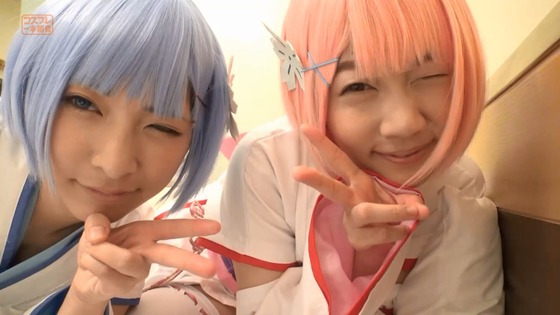 ”阿部乃みく”＆”篠宮ゆり” 「リゼロ　レム＆ラム」コス レズセックス　後編