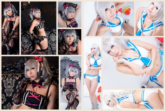 【GFProject】AOIちゃんの「アイマス 四条貴音 神崎蘭子」コス