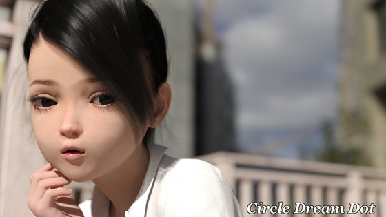 フルアニメーション　3D少女”すみれちゃん”