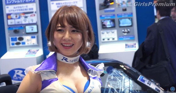 4K 東京オートサロン 2017 コンパニオン