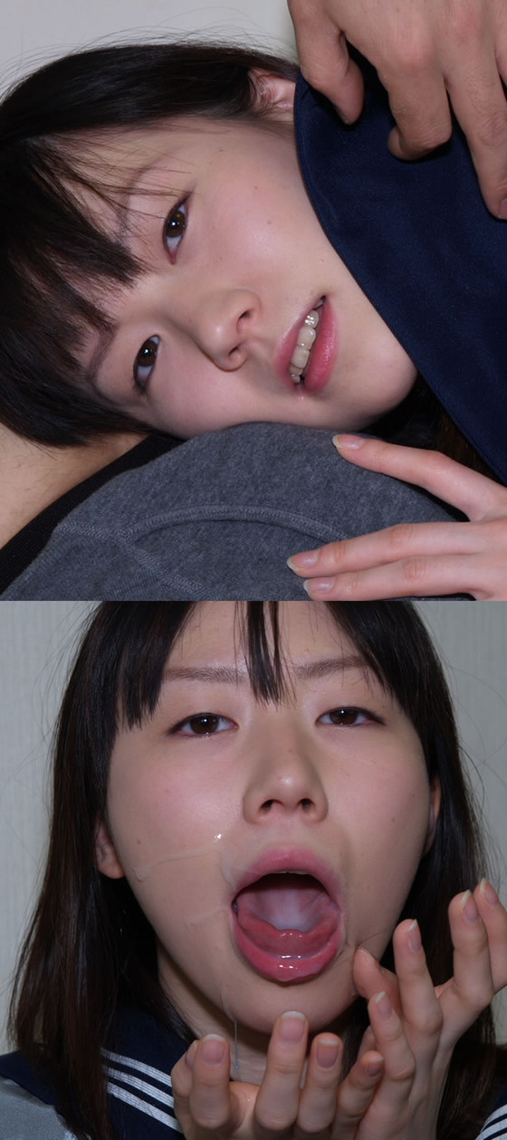セーラー服アスカちゃんとスキンシップ！最後はお口にたっぷりザーメン口内射精！編