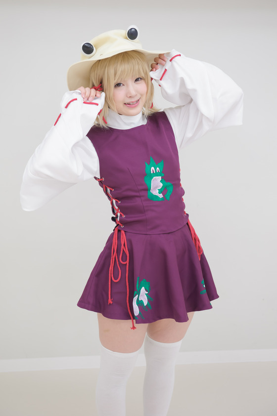 ”木村つな”ちゃんの「東方Project 洩矢諏訪子」コス　※サンプル多数