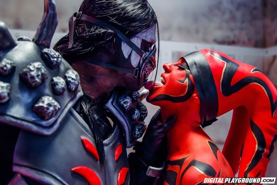 ザーメンで色落ちｗ　スターウォーズ”ダース・タロン” コスプレセックス