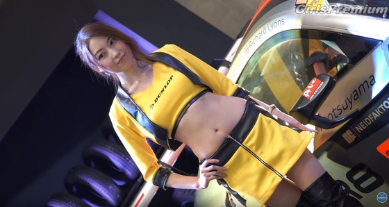 4K 東京オートサロン2017 DUNLOP コンパニオン