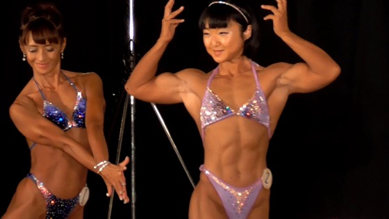 【筋肉】童顔ボディービルダー”阿部優花”ちゃん動画