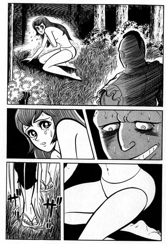 【一般漫画・ヒロインレイプ】先日、少年マガジンの性描写がプチ炎上しましたが、40年前の同誌→「主人公リンチ、目の前で処女ヒロインNTRレイプ、生中出し」【永井豪 神】