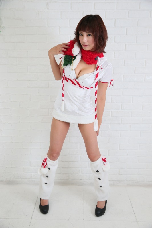 美形コスプレイヤー”陽暮夏輝”ちゃんのエッチなクリスマス作品
