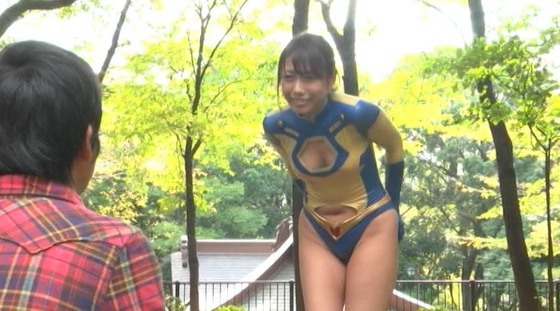 【ヒロピン】 ”椿かなり”ちゃんのお色気特撮　セクシー過ぎるコスチュームに子役少年たちも勃起不可避でしょｗ