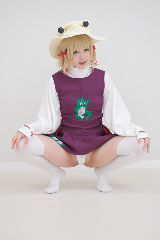 ”木村つな”ちゃんの「東方Project 洩矢諏訪子」コス　※サンプル多数