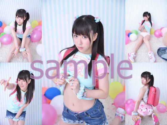 身長143cm！雨宮留菜ちゃんの女児服作品「女児学習帳　るなちゃん」