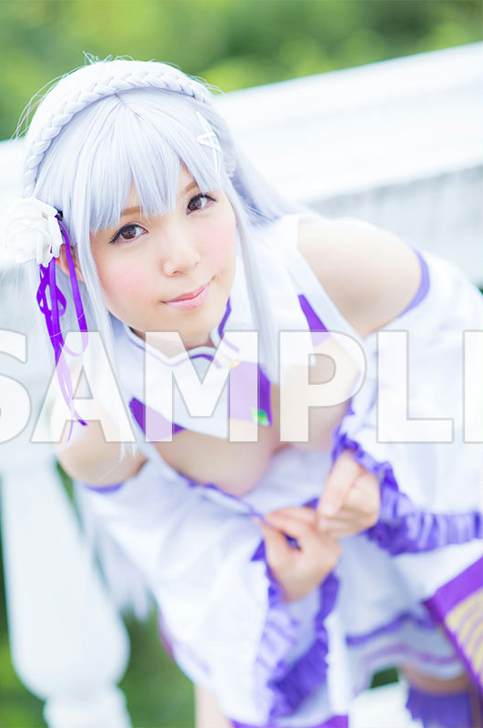 【@factory】 ”真島桜（桜瀬奈）”ちゃんの「リゼロ エミリア」コス